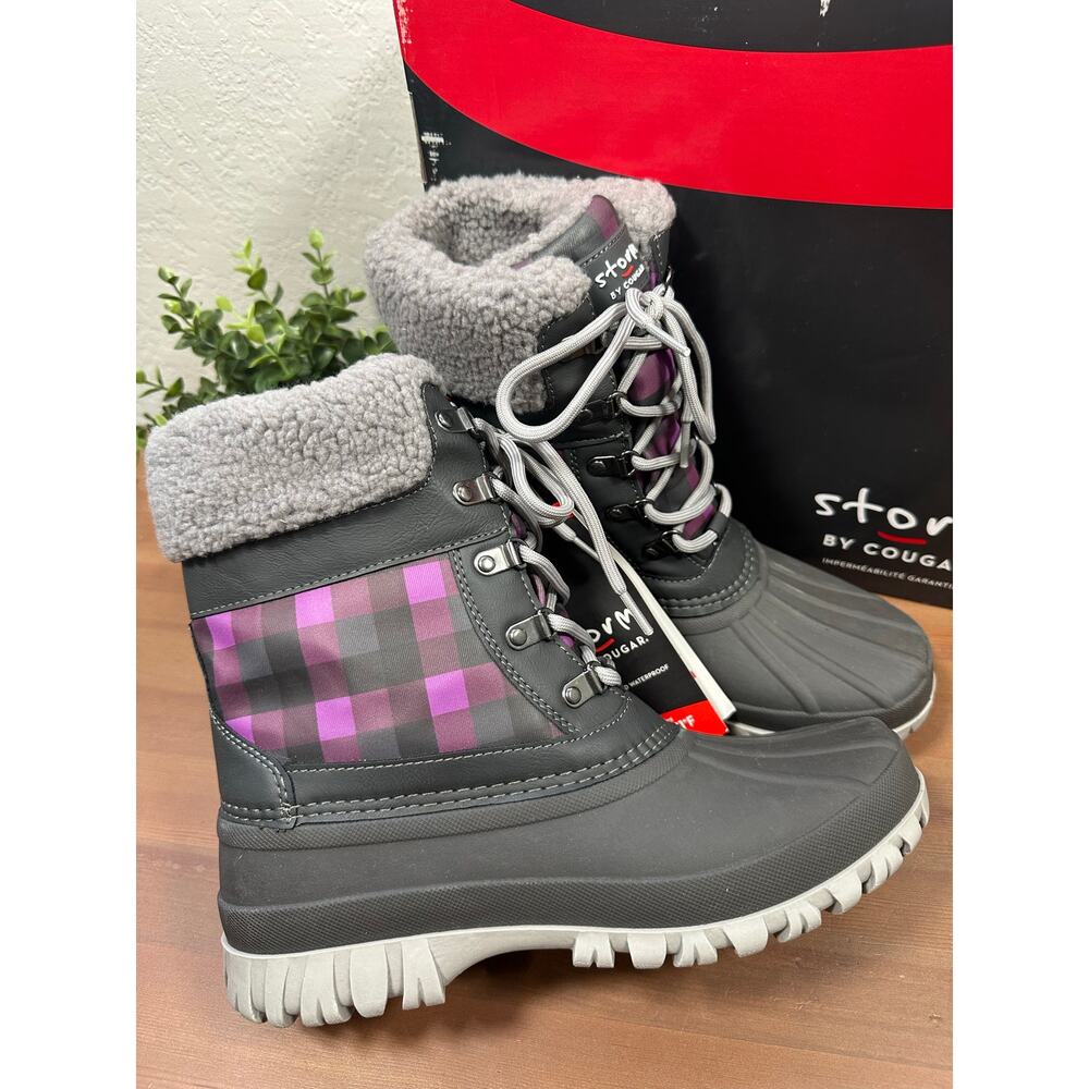 Storm‎ by Cougar Women's Carlisle Waterproof Lace-Up Winter Boots Size 10